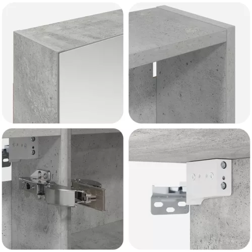  Fürdőszobai Szekrény Szett 3 pcs 140 x 14,5 x 70 cm Faanyag