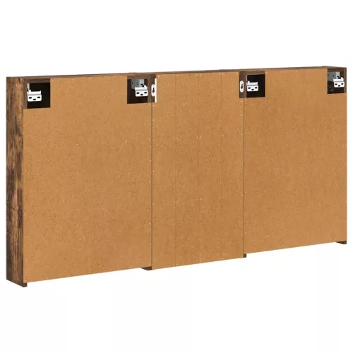  Fürdőszobai Szekrény Szett 3 pcs 140 x 14,5 x 70 cm Faanyag