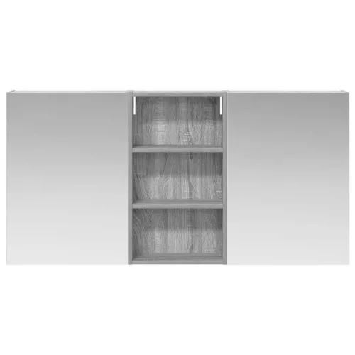  Fürdőszobai Szekrény Szett 3 pcs 140 x 14,5 x 70 cm Faanyag