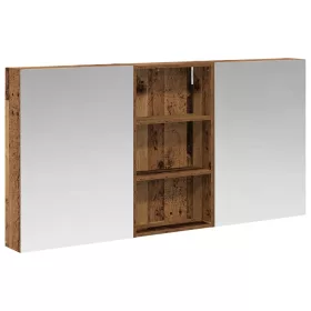    Fürdőszobai Szekrény Szett 3 pcs 140 x 14,5 x 70 cm Faanyag