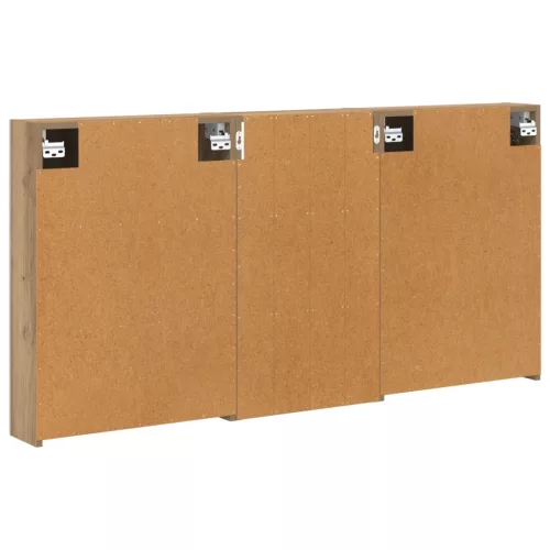  Fürdőszobai Szekrény Szett 3 pcs 140 x 14,5 x 70 cm Faanyag