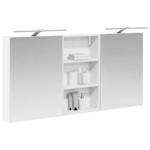  Fürdőszobai Szekrény Szett 3 pcs 140 x 14,5 x 70 cm Faanyag