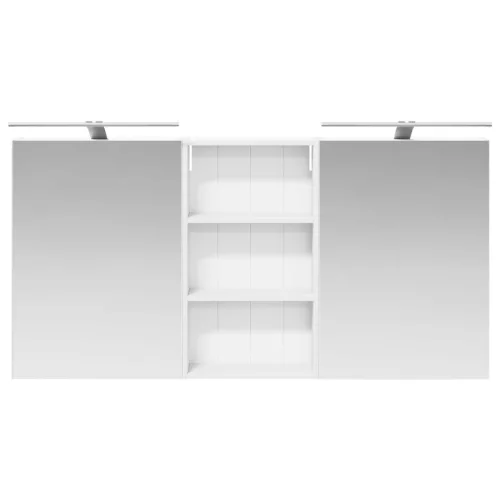  Fürdőszobai Szekrény Szett 3 pcs 140 x 14,5 x 70 cm Faanyag