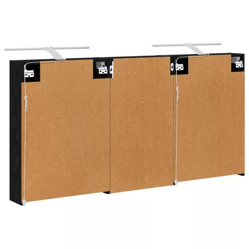  Fürdőszobai Szekrény Szett 3 pcs 140 x 14,5 x 70 cm Faanyag