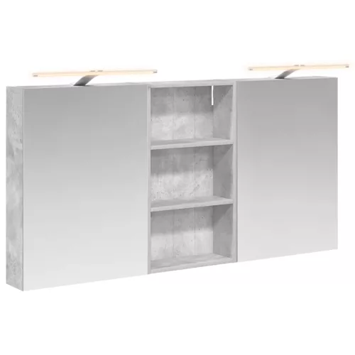  Fürdőszobai Szekrény Szett 3 pcs 140 x 14,5 x 70 cm Faanyag