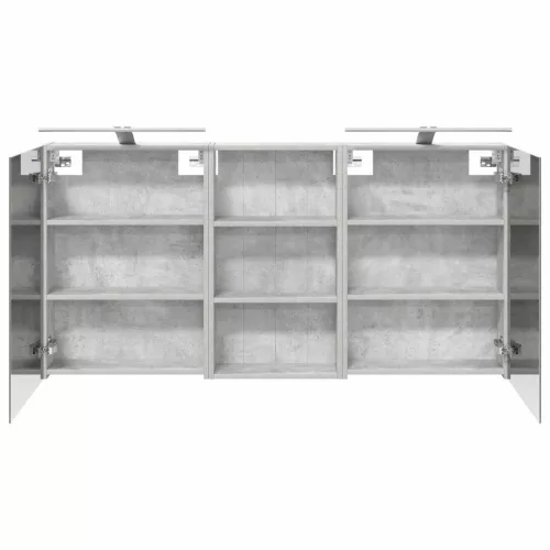  Fürdőszobai Szekrény Szett 3 pcs 140 x 14,5 x 70 cm Faanyag