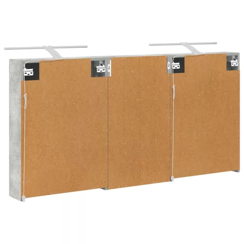  Fürdőszobai Szekrény Szett 3 pcs 140 x 14,5 x 70 cm Faanyag