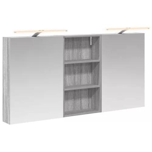  Fürdőszobai Szekrény Szett 3 pcs 140 x 14,5 x 70 cm Faanyag