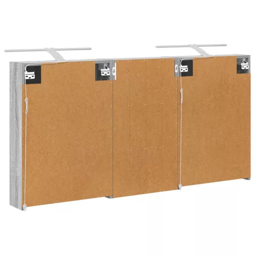  Fürdőszobai Szekrény Szett 3 pcs 140 x 14,5 x 70 cm Faanyag