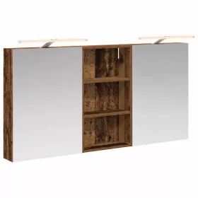    Fürdőszobai Szekrény Szett 3 pcs 140 x 14,5 x 70 cm Faanyag