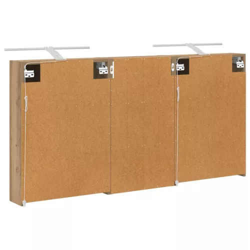  Fürdőszobai Szekrény Szett 3 pcs 140 x 14,5 x 70 cm Faanyag