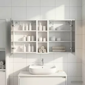    Fürdőszobai Szekrény Szett 3 pcs 106 x 16 x 62,5 cm Faanyag