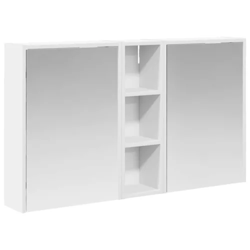  Fürdőszobai Szekrény Szett 3 pcs 106 x 16 x 62,5 cm Faanyag