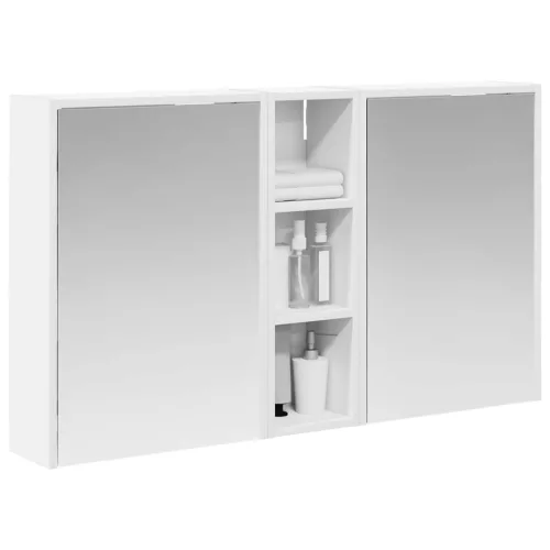  Fürdőszobai Szekrény Szett 3 pcs 106 x 16 x 62,5 cm Faanyag