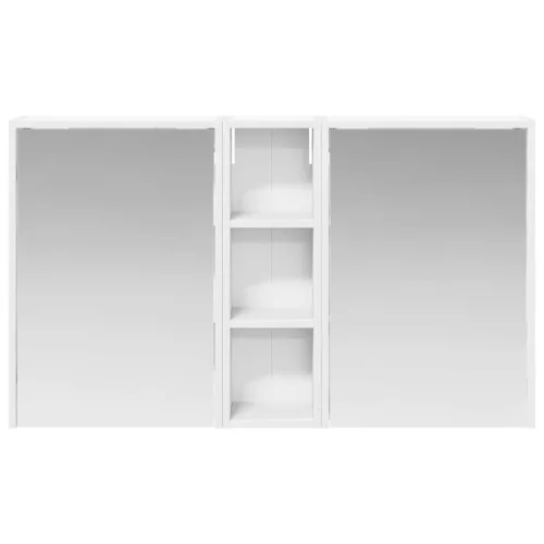  Fürdőszobai Szekrény Szett 3 pcs 106 x 16 x 62,5 cm Faanyag