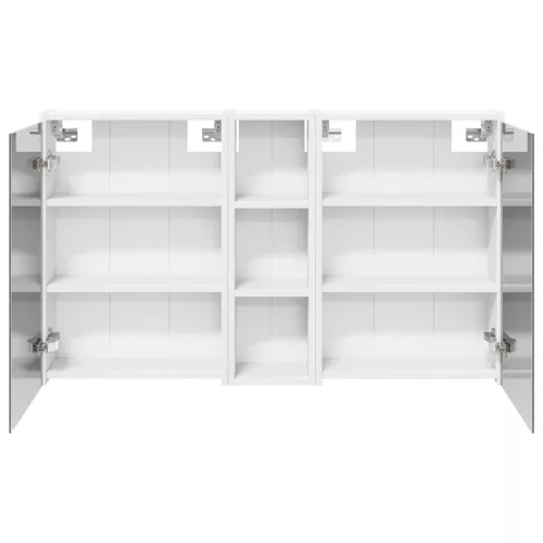  Fürdőszobai Szekrény Szett 3 pcs 106 x 16 x 62,5 cm Faanyag