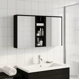    Fürdőszobai Szekrény Szett 3 pcs 106 x 16 x 62,5 cm Faanyag