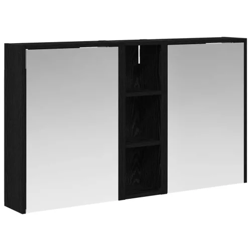  Fürdőszobai Szekrény Szett 3 pcs 106 x 16 x 62,5 cm Faanyag