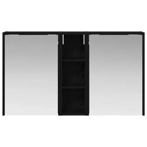  Fürdőszobai Szekrény Szett 3 pcs 106 x 16 x 62,5 cm Faanyag