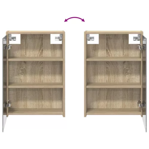  Fürdőszobai Szekrény Szett 3 pcs 106 x 16 x 62,5 cm Faanyag