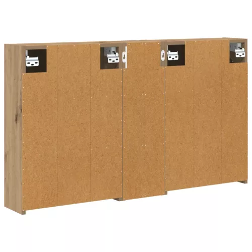  Fürdőszobai Szekrény Szett 3 pcs 106 x 16 x 62,5 cm Faanyag