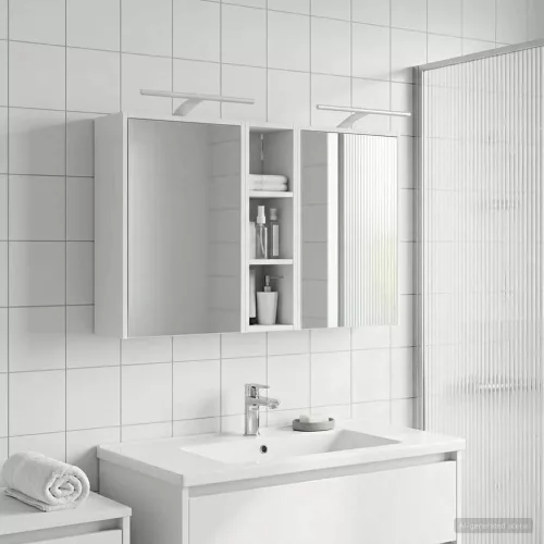  Fürdőszobai Szekrény Szett 3 pcs 106 x 16 x 62,5 cm Faanyag