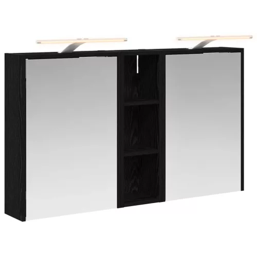  Fürdőszobai Szekrény Szett 3 pcs 106 x 16 x 62,5 cm Faanyag