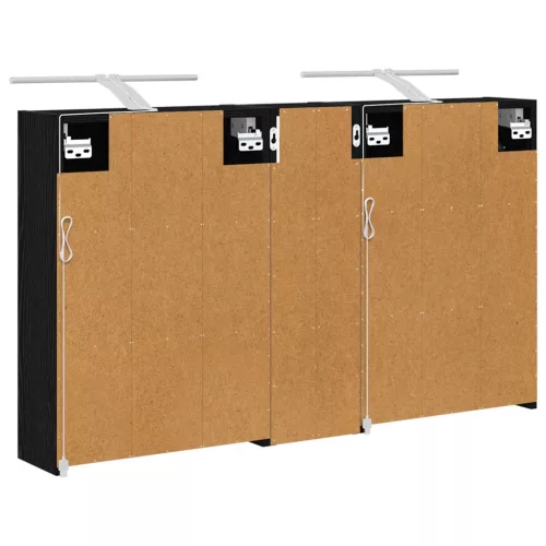  Fürdőszobai Szekrény Szett 3 pcs 106 x 16 x 62,5 cm Faanyag