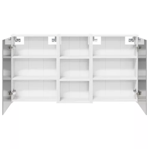  Fürdőszobai Szekrény Szett 3 pcs 116 x 16 x 62,5 cm Faanyag