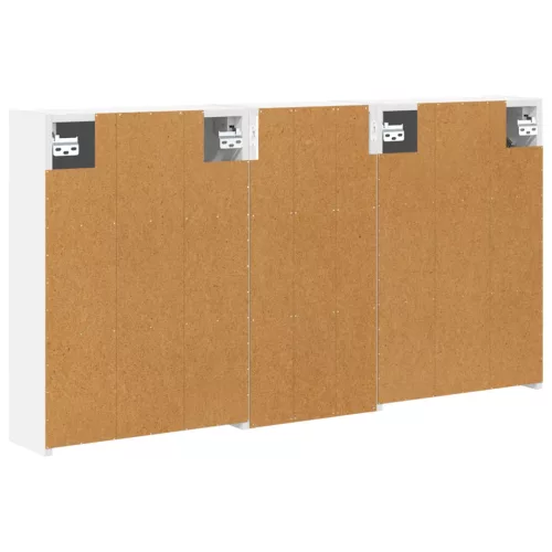  Fürdőszobai Szekrény Szett 3 pcs 116 x 16 x 62,5 cm Faanyag