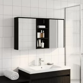    Fürdőszobai Szekrény Szett 3 pcs 116 x 16 x 62,5 cm Faanyag