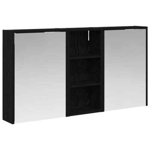  Fürdőszobai Szekrény Szett 3 pcs 116 x 16 x 62,5 cm Faanyag