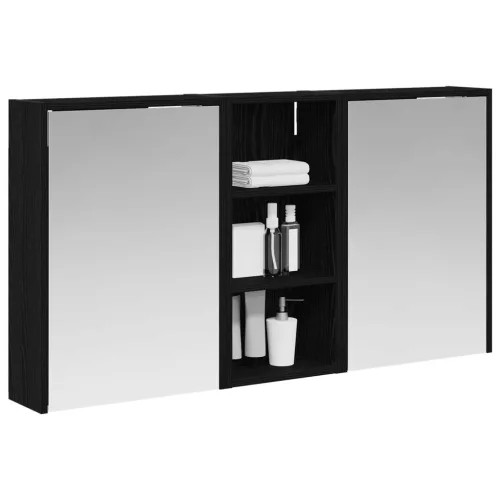  Fürdőszobai Szekrény Szett 3 pcs 116 x 16 x 62,5 cm Faanyag