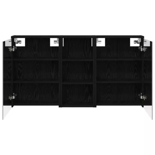  Fürdőszobai Szekrény Szett 3 pcs 116 x 16 x 62,5 cm Faanyag