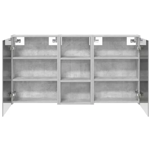  Fürdőszobai Szekrény Szett 3 pcs 116 x 16 x 62,5 cm Faanyag