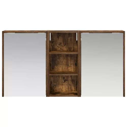  Fürdőszobai Szekrény Szett 3 pcs 116 x 16 x 62,5 cm Faanyag