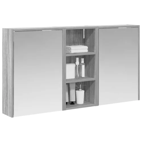  Fürdőszobai Szekrény Szett 3 pcs 116 x 16 x 62,5 cm Faanyag