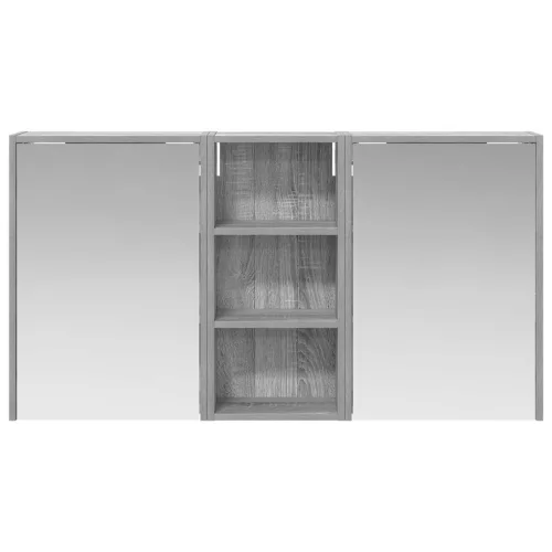  Fürdőszobai Szekrény Szett 3 pcs 116 x 16 x 62,5 cm Faanyag