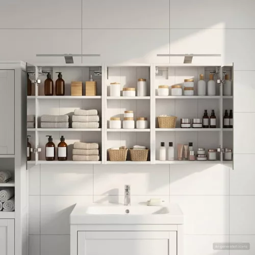  Fürdőszobai Szekrény Szett 3 pcs 116 x 16 x 62,5 cm Faanyag