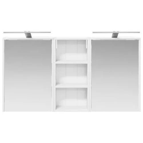  Fürdőszobai Szekrény Szett 3 pcs 116 x 16 x 62,5 cm Faanyag