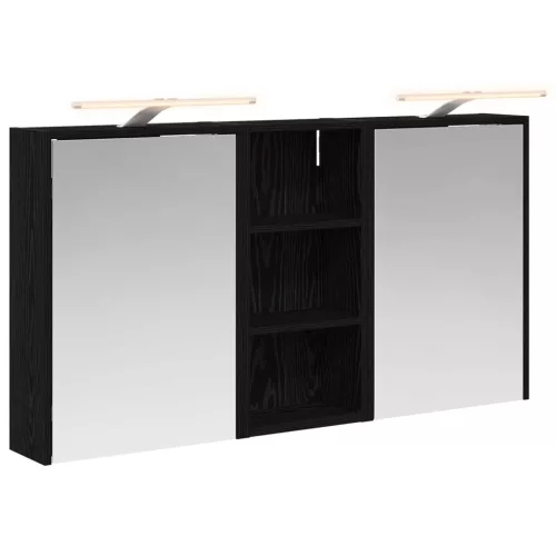  Fürdőszobai Szekrény Szett 3 pcs 116 x 16 x 62,5 cm Faanyag