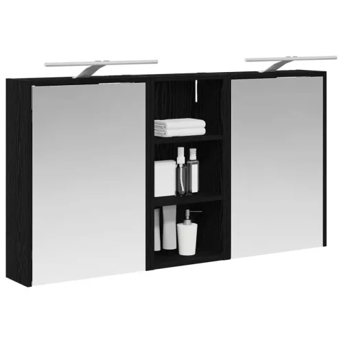  Fürdőszobai Szekrény Szett 3 pcs 116 x 16 x 62,5 cm Faanyag