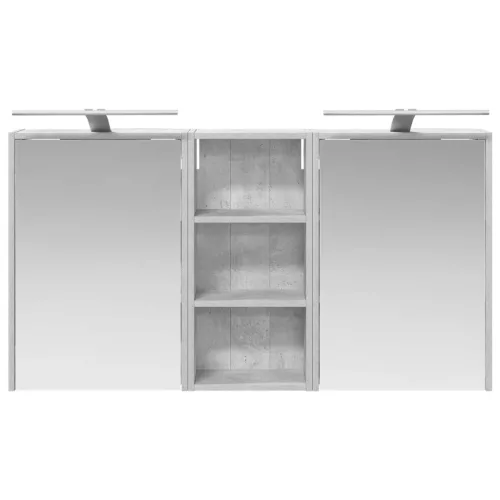  Fürdőszobai Szekrény Szett 3 pcs 116 x 16 x 62,5 cm Faanyag