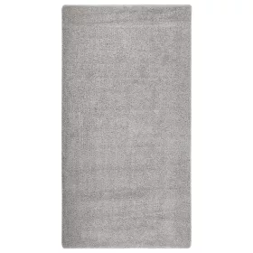    világosszürke csúszásmentes bozontos szőnyeg 80 x 150 cm