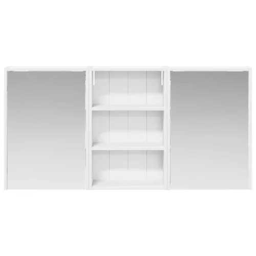  Fürdőszobai Szekrény Szett 3 pcs 126 x 16 x 62.5 cm Faanyag