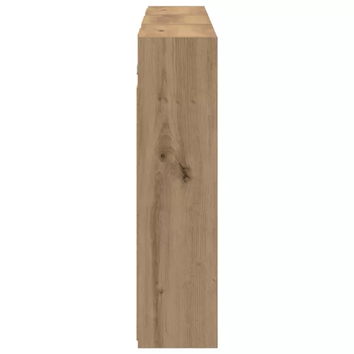  Fürdőszobai Szekrény Szett 3 pcs 126 x 16 x 62.5 cm Faanyag