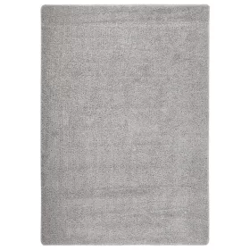    világosszürke csúszásmentes bozontos szőnyeg 160 x 230 cm