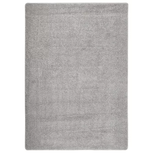  világosszürke csúszásmentes bozontos szőnyeg 160 x 230 cm