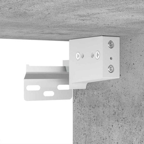  Fürdőszoba bútor szett fiókkal 3 pcs Beton Szürke Faanyag