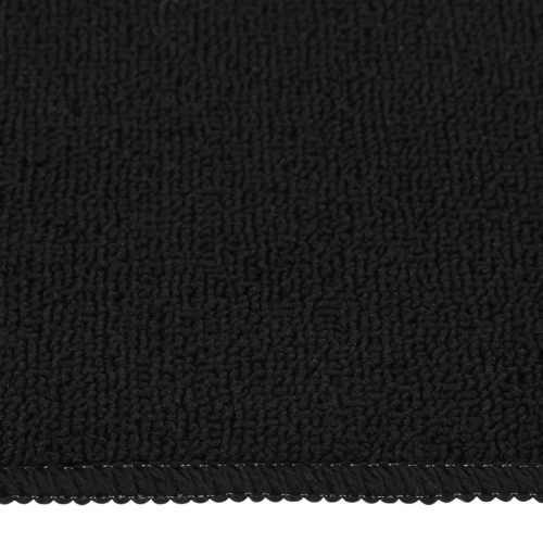  15 db fekete négyszögű csúszásmentes lépcsőszőnyeg 75 x 20 cm